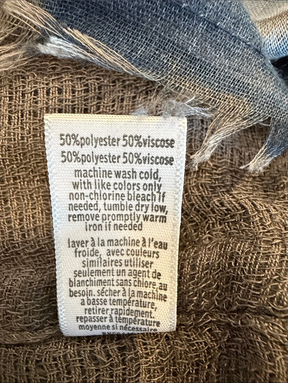 BP Nordstrom Blue Watercolor Print  Infinity Scarf